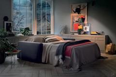 Icon double sofa bed can easily be transformed into a bed