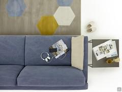 View from above of Julian sofa bed