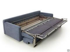 Detail of the double sofa bed with electro-welded metallic mesh base