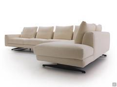 Detail of the meridienne element with a comfortable seat back and open end side