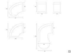 Elements available for the Cancun sectional sofa
