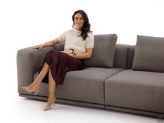 Seating proportions and ergonomics of the Paros sofa