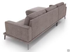 Back view highlighting the high quality of the back finish, making this upholstery also perfect for use in the centre of the room