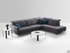 Halifax sofa in 'L' version with meridienne corner; upholstered in promo Fantasy fabric