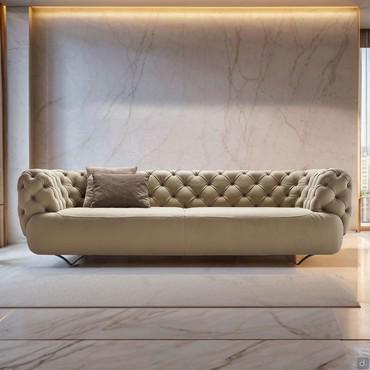 Oban sectional capitonné sofa