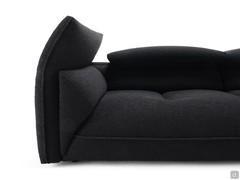 Detail of the end element armrest, with independently adjustable movement like the backrest