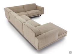 Rear view of the Raymond corner sofa and chaise longue
