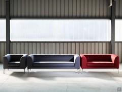 Alias office waiting sofa - two and three seater armchair and sofas with low feet