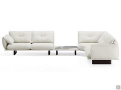 Example of a corner composition of the Norman sofa - specifically, looking from the front, it is 436 cm wide and 360 cm deep