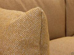 Detail of the soft, soapy-soft armrest, seat and backrest cushions