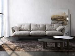 Two-tone modular sofa Norman - in linear version from cm 280