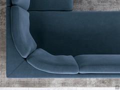 Detail of the corner cushions of the meridienne