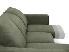 Example of the pull-out seat with manual mechanism with three extension steps