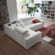 Bruce corner sofa: 277 x 220 cm (chrome feet not available)