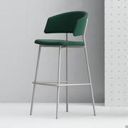 Darcey kitchen stool with backrest