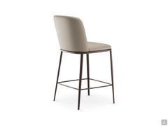 Magda stool in metal frame version (painted embossed GFM18 Bronze)