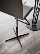 Detail of the four-spoke base, one of the alternatives available to customise Cattelan's Toto stool