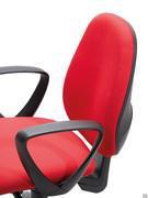 Detail of the padded and slightly curved backrest, which comfortably accommodates the back