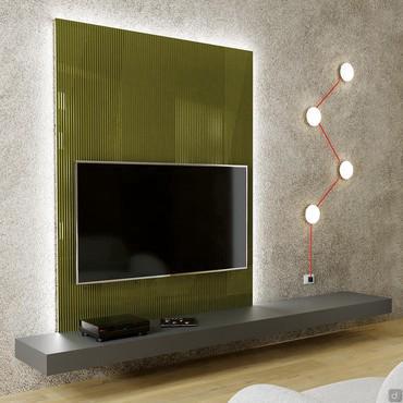 Niagara glass TV panel with LED light