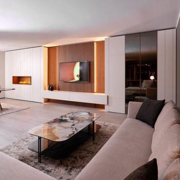 Lounge 02 customised wall system