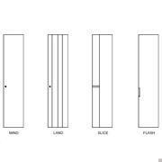 Modèles à quatre portes pouvant être combinés avec l'armoire d'angle pour les compositions à charnières Player