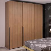 Armoire à parois creuses avec portes coulissantes en bois Land