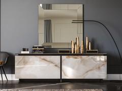 Buffet Europa de Cattelan disponible dans de nombreuses finitions en pierre Keramik