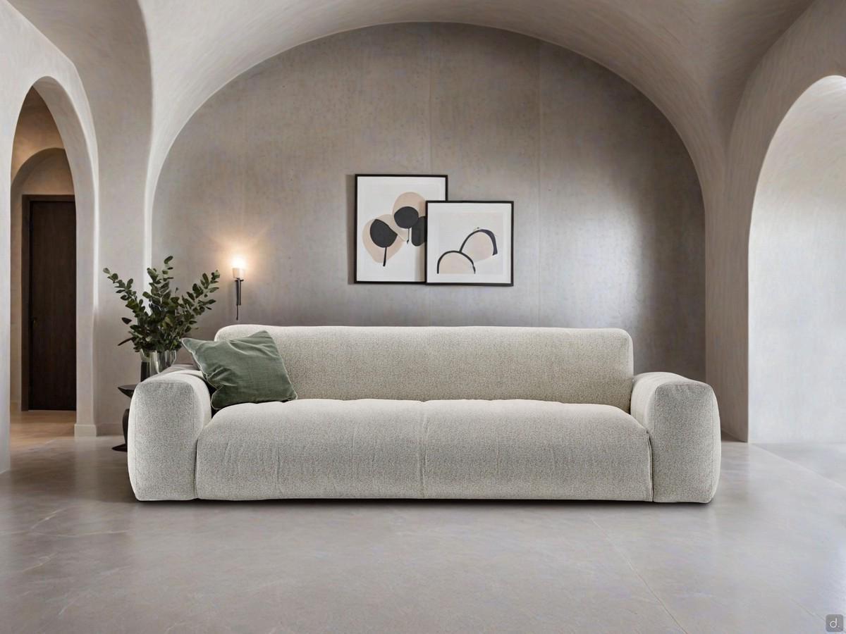 Lennox canapé-lit moderne, doux et confortable avec assise profonde