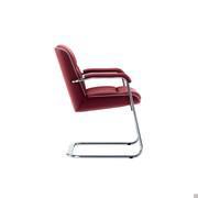 Kiruna Chaise d'invité avec accoudoirs en aluminium et support rembourré