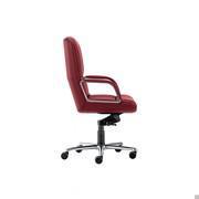 Kiruna Fauteuil de bureau avec accoudoirs rembourrés dont le profil est assorti au rembourrage