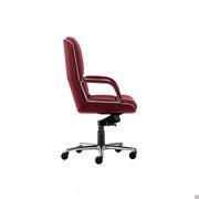 Kiruna Fauteuil de bureau avec accoudoirs rembourrés, profilé gris bicolore