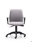 Chaise de travail pour le bureau, l'étude ou la chambre Jack, ici dans la version avec accoudoirs réglables en hauteur