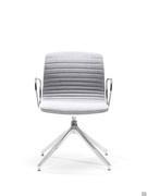 Chaise pivotante avec accoudoirs Mark convient pour les bureaux, les salles de réunion, l'étude ou le home-office