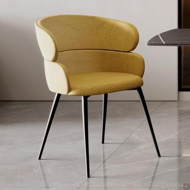 Chaise enveloppante Diane à dossier haut