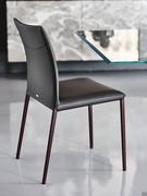 Chaise Norma de Cattelan avec structure en métal peint en bronze