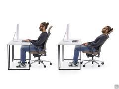 Mode d'assise chaise de bureau à domicile Expo Light