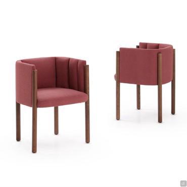 Fauteuil carré Domizia