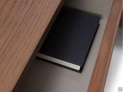 Intérieur tiroir en finition texturé "pelle tortora" (Finition structure pas disponible)