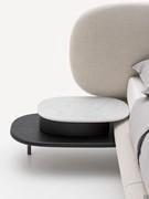 Caleb Table de chevet avec plateau tournant