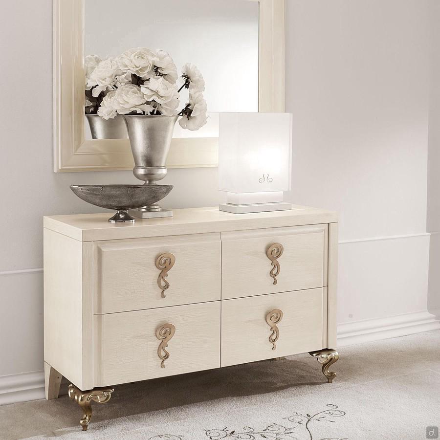 Commode moderne George baroque par Cantori (finition cadre et poignées non disponibles)