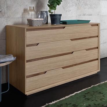 Commode Manaus en bois avec gorge