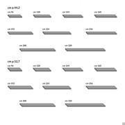Banc de sol pour le salon Plan - Dimensions