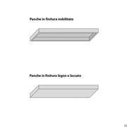 Plan de banc au sol - différentes finitions en fonction de la finition