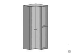 Largeur sur mesure pour armoire à portes battantes à angle Tilt