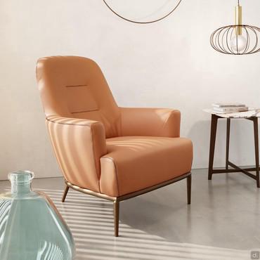 Fauteuil de lecture René à dossier haut 