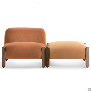 Fauteuil bas pour la chambre Myla Lounge