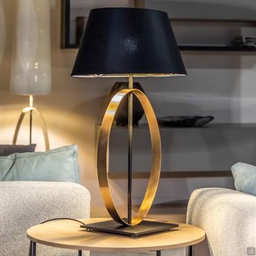 Lampe de chevet avec anneau en or Band