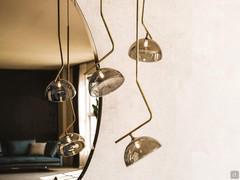 Lampe Sunset - Composition d'abat-jour à différentes hauteurs pour créer un effet scénique sophistiqué