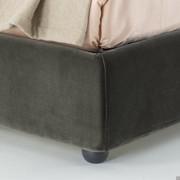 Détails du cadre de lit H.29 cm avec pied en teinte