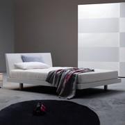 Lit avec tête incurvés Blues